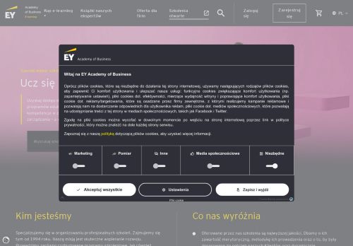ERNST & YOUNG Sp. z o.o. ACADEMY OF BUSINESS Sp. k.